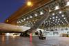 Etihad Airways Engineering hangar with 787