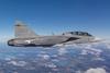 Gripen D with 3D-printed hatch