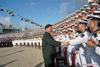 Xi Jinping at the commissioning of the Shandong