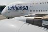 Lufthansa A380 close-up