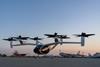 First Joby air taxi delivered to the US Air Force, at Edwards AFB, 25SEPT2023