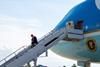 Trump descending Air Force One VC-25A c US Air Force