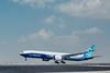 Boeing 777X lands in Dubai