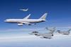 MMF A330 MRTT with Eurofighters