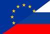 EU Russia flags