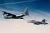 KC-130T refuels FA-18F