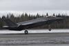 F-35A Lightning II landing at Eielson Air Force Base in Alaska