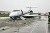Challenger 350 overrun Boca Raton