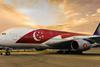 Singapore Airlines SG50 livery