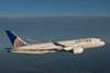 UA 787 flying