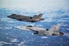 Finland FA18 with US F35 c Finnish air force