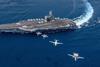 uss ronald reagan air wing formation