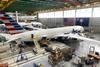 Boeing 787 assembly site in North Charleston, South Carolina on 15 April 2024