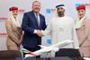 Emirates Boeing signing