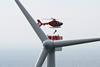 Bond helicopter - offshore wind farm