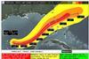 Tropical forecast track