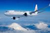 JAL 737-8 Flying over Mt. Fuji