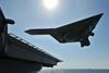 X-47B Bush TO - Rex Features