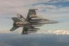 EA-18G Growler conducts a Next Generation Jammer Mid-Band (NGJ-MB) flight test c US Navy
