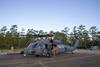 A HH-60W Jolly Green II lands on the pad on the range at Eglin Air Force Base for a day of weapons testing c USAF