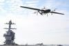 Skyways UAV, dubbed Blue Water UAS by the US Navy, lands on USS Gerald R Ford