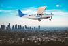 FLOAT Cessna Caravan over Los Angeles