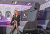 New Airbus lightweight lie-flat A320 business seat