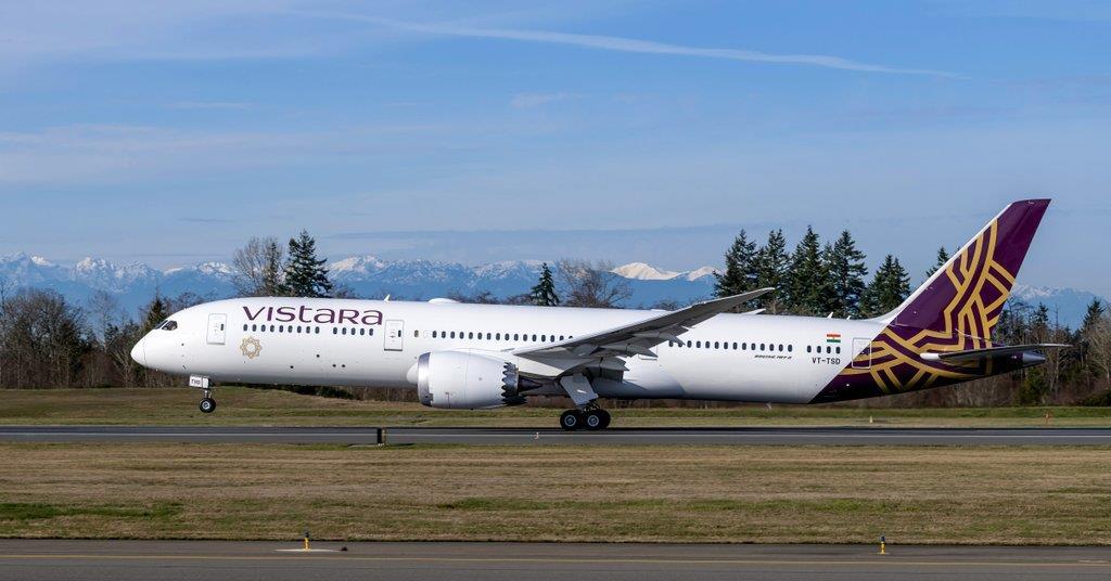Vistara receives first Boeing 787 | News | Flight Global