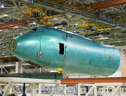 PICTURE: Boeing completes 747-8F forward fuselage assembly | News ...