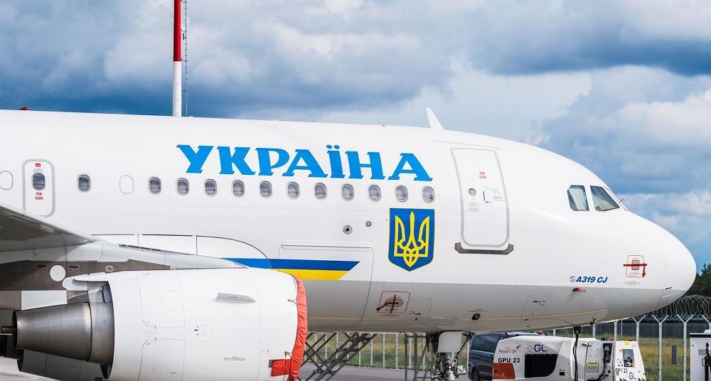 Ukrainos prezidentinis lėktuvas ACJ319 neseniai buvo atnaujintas Baltijos regiono objektuose