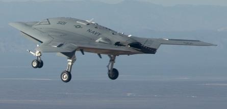 X-47B begins three-year demonstration with first flight over Edwards ...