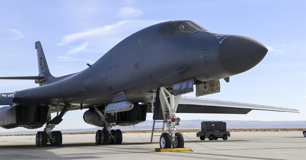 B-1B Pylon Work Sets Stage For Hypersonic Weapons Carriage | News ...