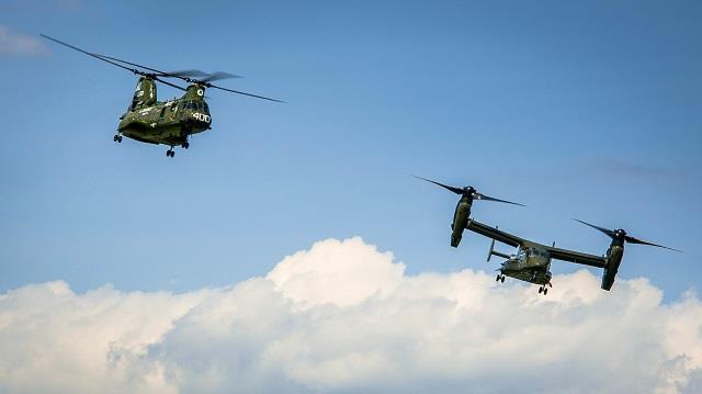 Pictures: Marines' Smiling Sea Knight Farewelled After 51 Years 