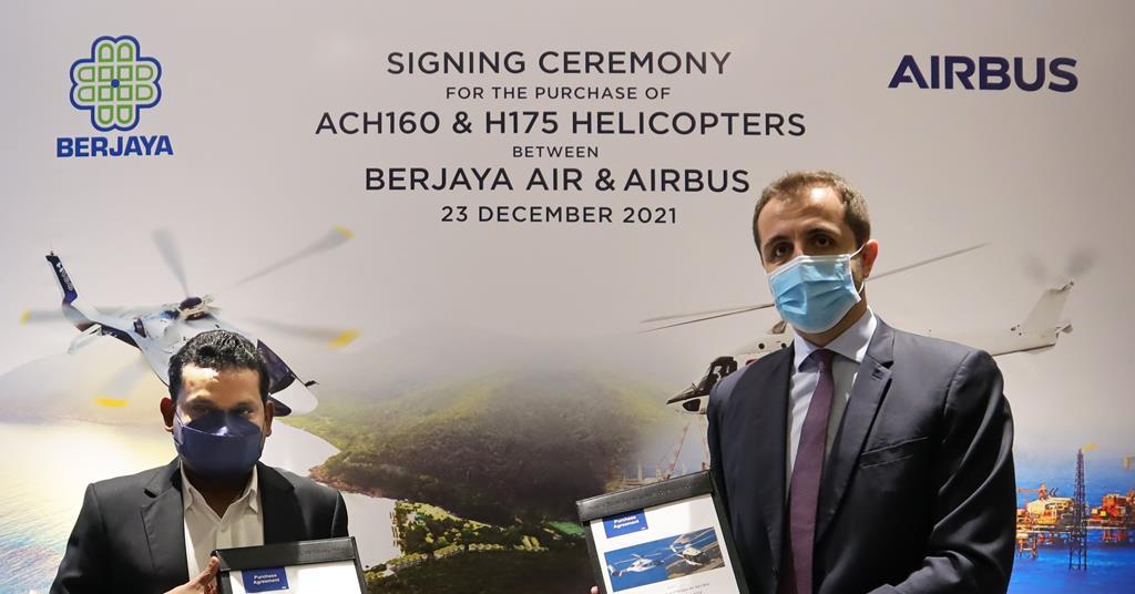 Berjaya Air Malaysia memesan ACH160, H175 |  Berita