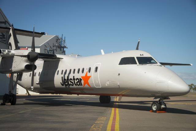 PICTURES: Jetstar unveils first Q300 for NZ operations