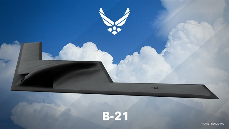 US Air Force Releases Rendering Of B-21 Raider Stealth Bomber With ...