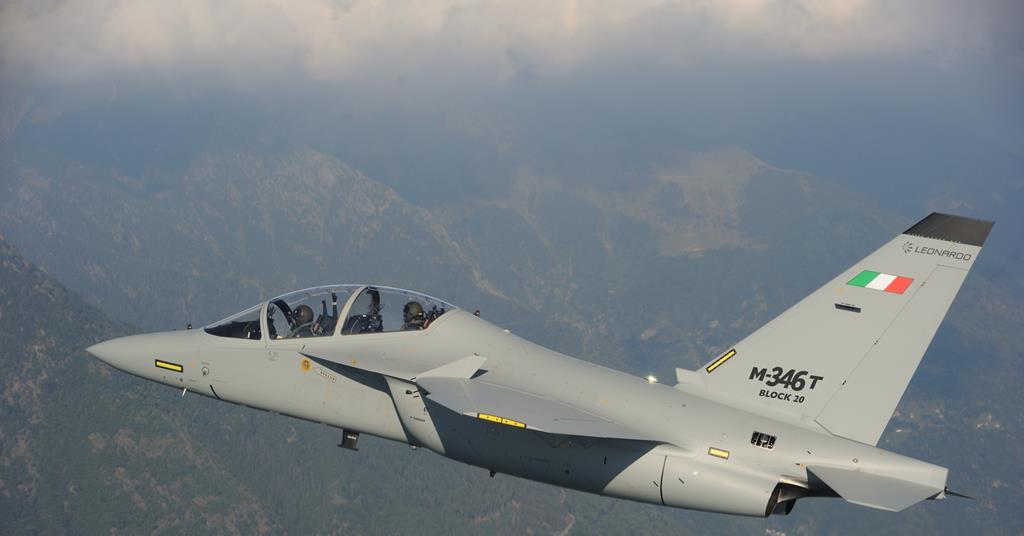 Leonardo’s M-346 demonstrates FITS4TOP networked training technology for EU
