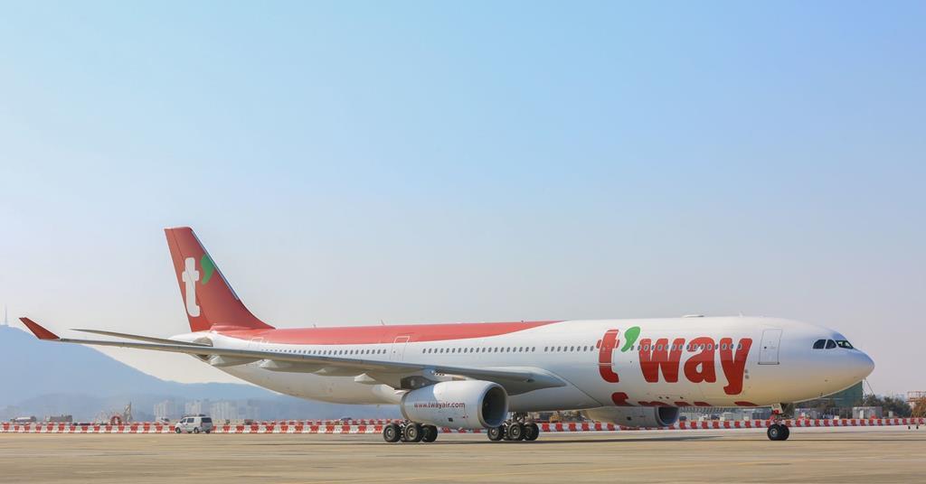 South Korea's T'way joins widebody club with A330 arrival