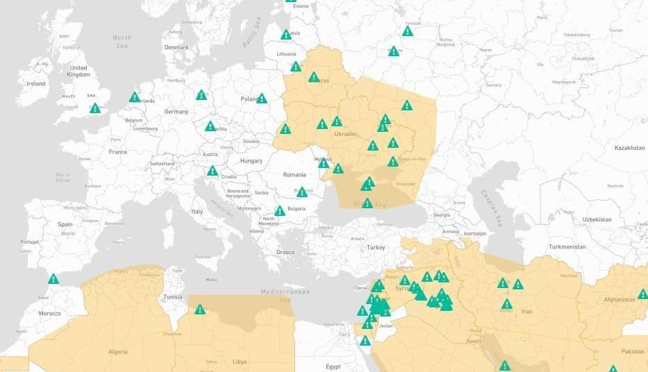 After Trial Runs Last Year, EASA Unveils Conflict-zone Information Tool ...