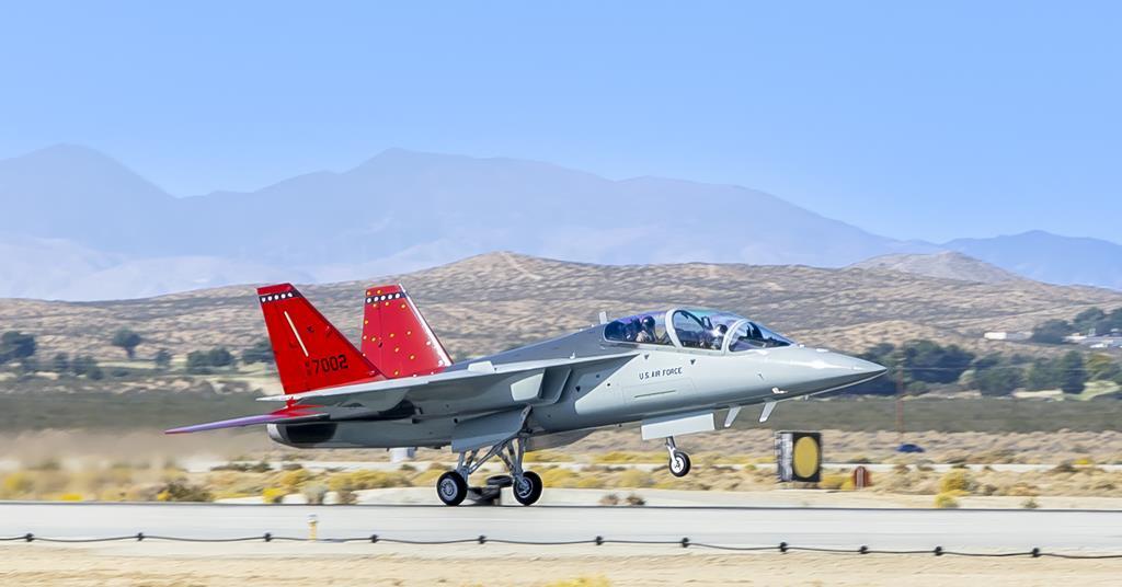 T-38C phase out begins as USAF flight school receives first T-7A trainer