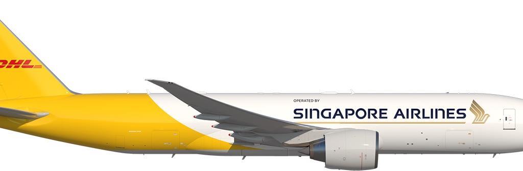 Singapore Airlines Takes Delivery Of 1st DHL Boeing 777