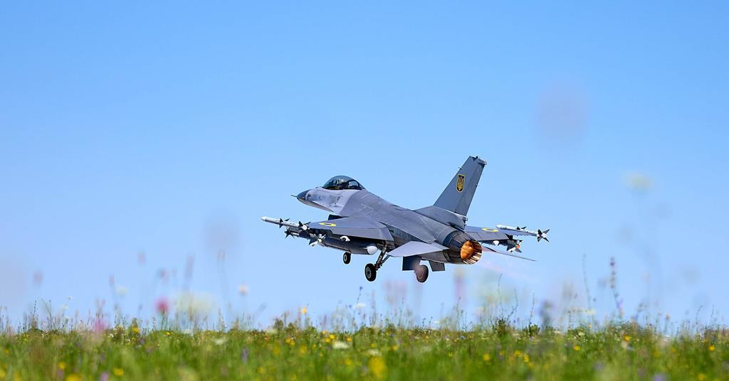 Ukraine records first loss of an F-16 fighter