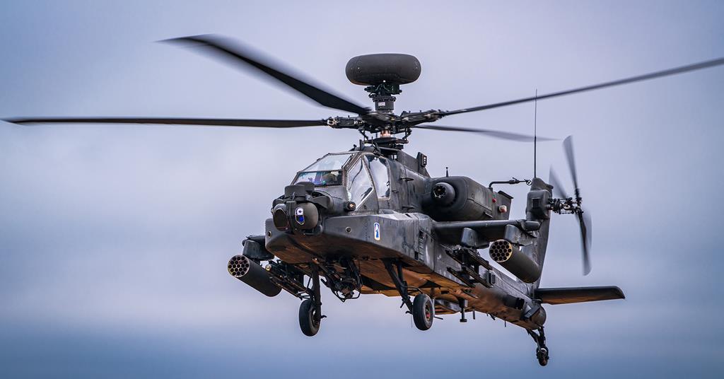 apache helicopter firing missiles