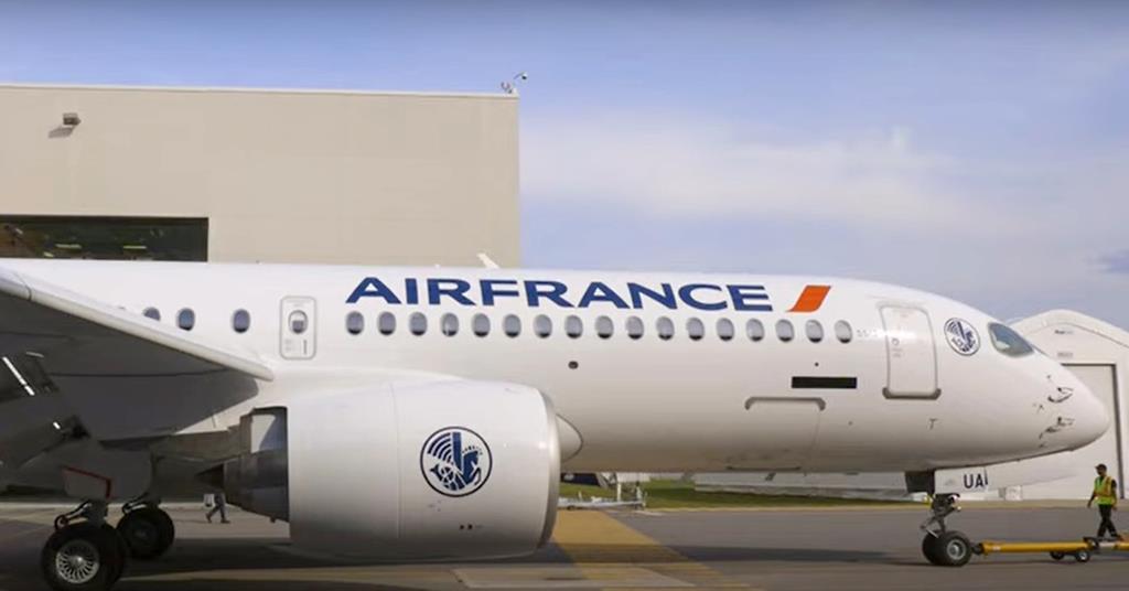 Air France S First A220 Emerges From Airbus Paint Shop News Flight Global