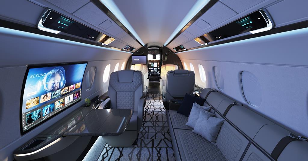 Embraer overhauls Praetor business jet cabins and targets 2029 deliveries