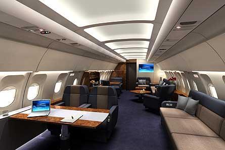 Pictures: Airbus and Lufthansa Technik reveal A318 Elite interiors ...