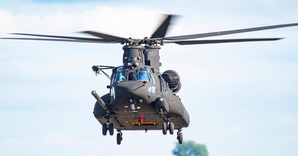 First MH-47G Block II Chinook delivered to US Special Operations ...