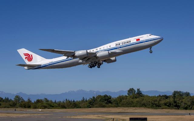 PICTURE: Air China receives Asia's first Boeing 747-8I aircraft