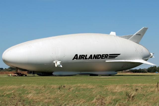 PICTURE: Airlander 10 exits hangar ahead of first flight | News ...