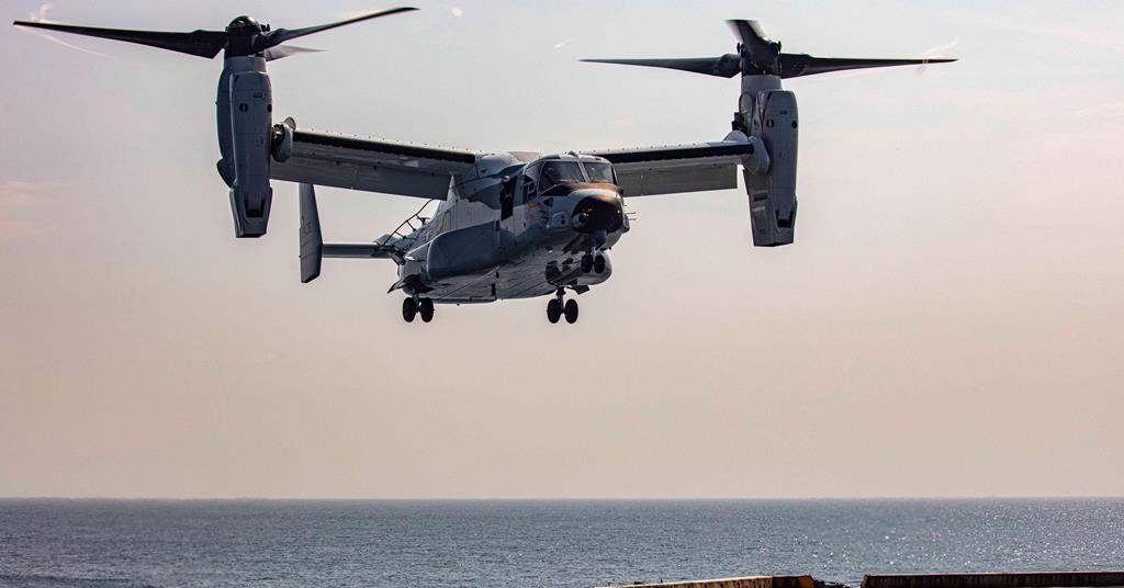 Us Navy Looks To Add Jpals To Cmv-22b Osprey 